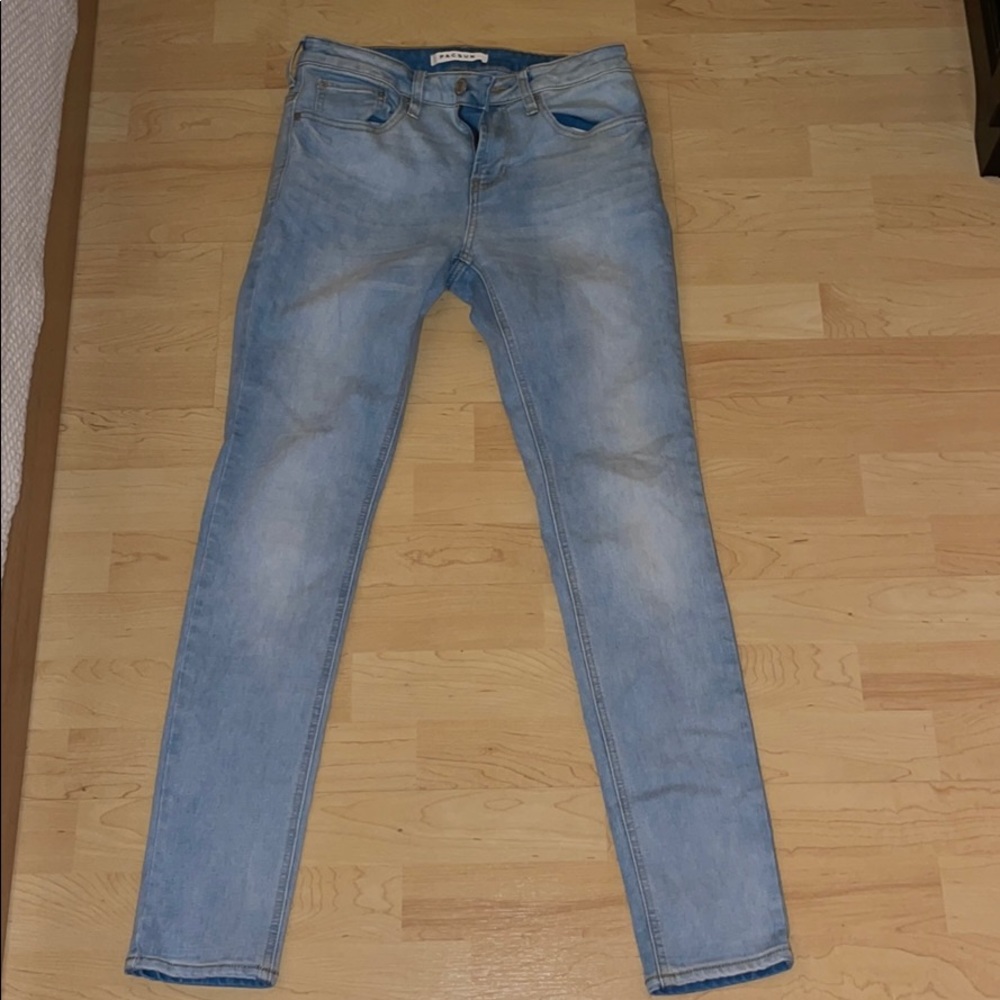 Pacsun light blue skinny jeans